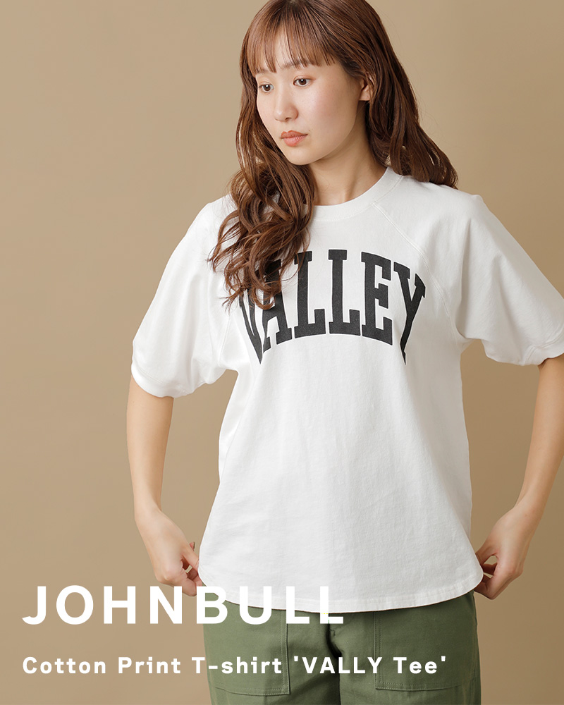 Johnbull(ジョンブル)コットンプリントTシャツ“VALLYTee”jl241c19