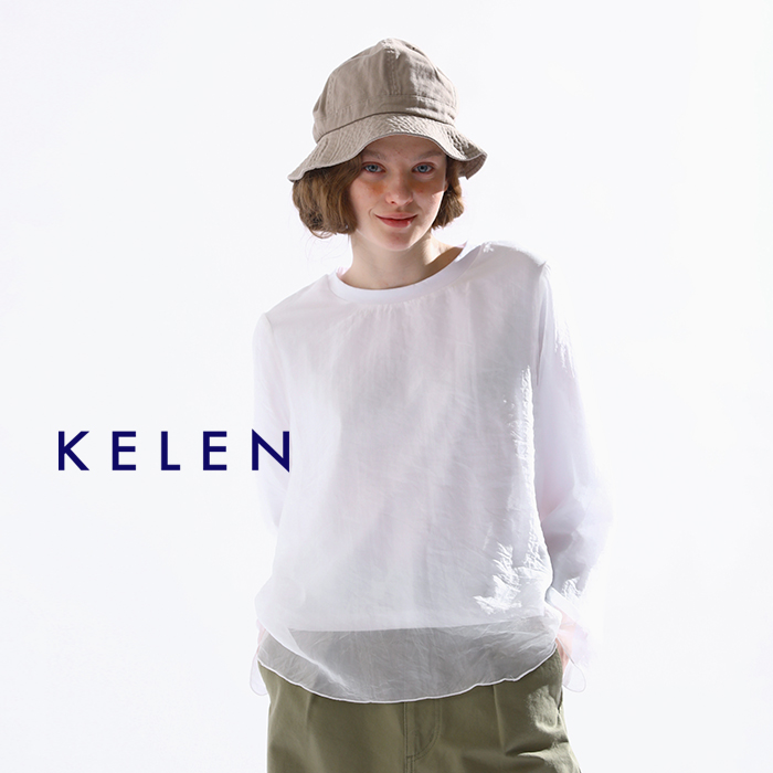 kelen(ケレン)レイヤードデザイントップス“SANE”lkl24hbl2109