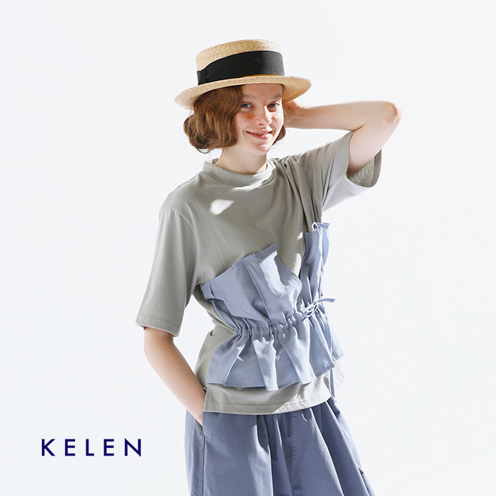 kelen(ケレン)レイヤードデザイントップス“LONA”lkl24hbl2112