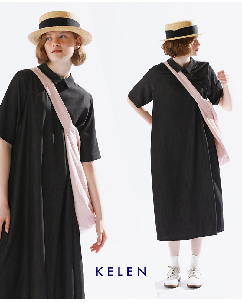 kelen(ケレン)シャンブレーシャツカラードレス“CRAN”lkl24hop2048