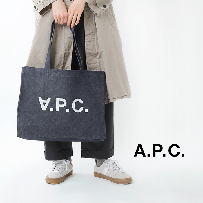 A.P.C. ア－ ペ－ セ－ ダニエラ ロゴ ショッピング トートバッグ 