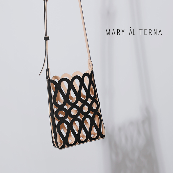 MARY AL TERNA(メアリオルターナ)ウルトラスエードショルダーバッグ“MAZE”ma3227bg-37