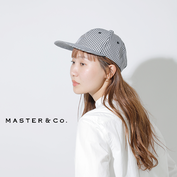 MASTER&Co.(マスターアンドコー)コットンギンガムチェックシリーズキャップmc1524