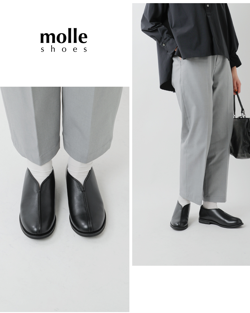 molle shoes(モールシューズ)撥水 カウレザー フラット カンフーシューズ “KUNG-FU” mls210301-13