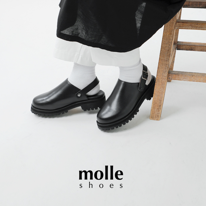 molle shoes(モールシューズ)撥水 カウレザー エンジニア 2way サンダル “ENGINEER SANDAL” mls210301-14