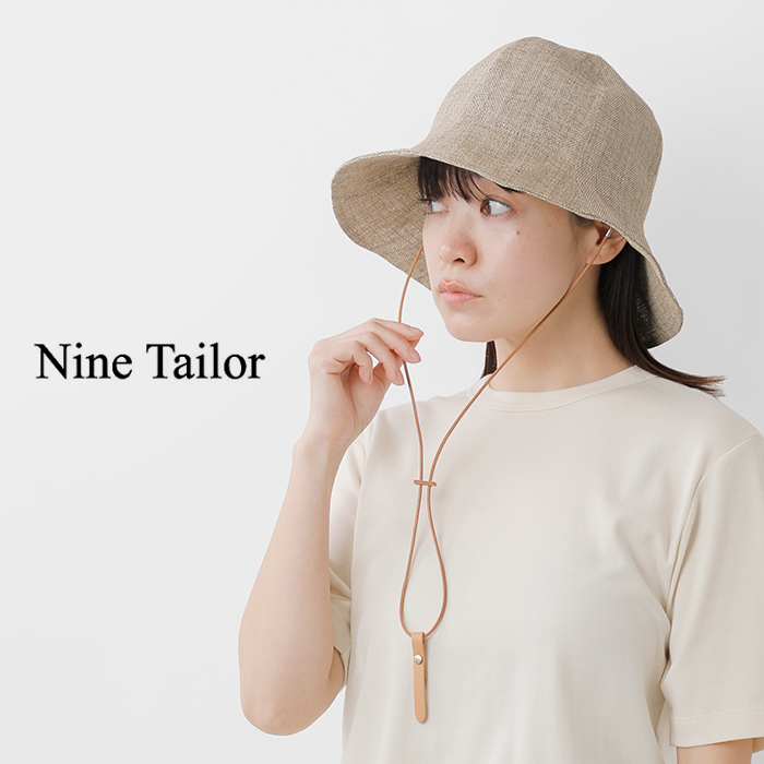 Nine Tailor(ナインテイラー)和紙バケットハット“PoirHat”n-1222