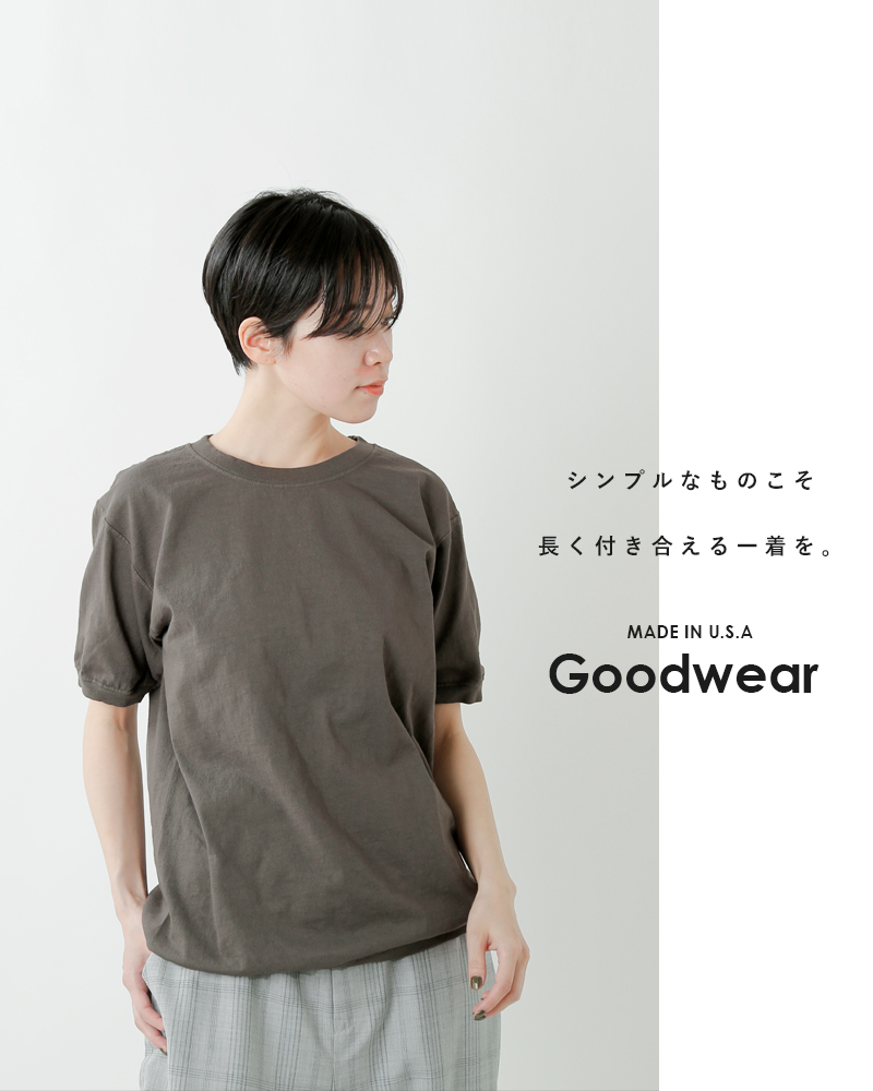 Goodwear(グッドウェア)7.2ozコットンクルーネックショートスリーブTシャツngt9801