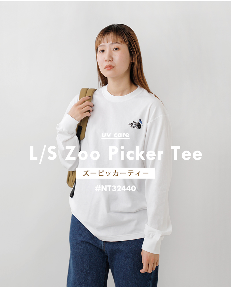 THE NORTH FACE(ノースフェイス)コットンロングスリーブズーピッカーTシャツ“L/SZooPickerTee”nt32440