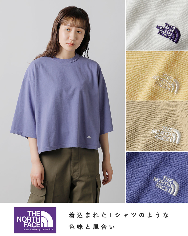 THE NORTH FACE PURPLE LABEL(ノースフェイスパープルレーベル)USAコットン7oz天竺ショートスリーブクロップドTシャツ“7ozCroppedTee”ntw3411n