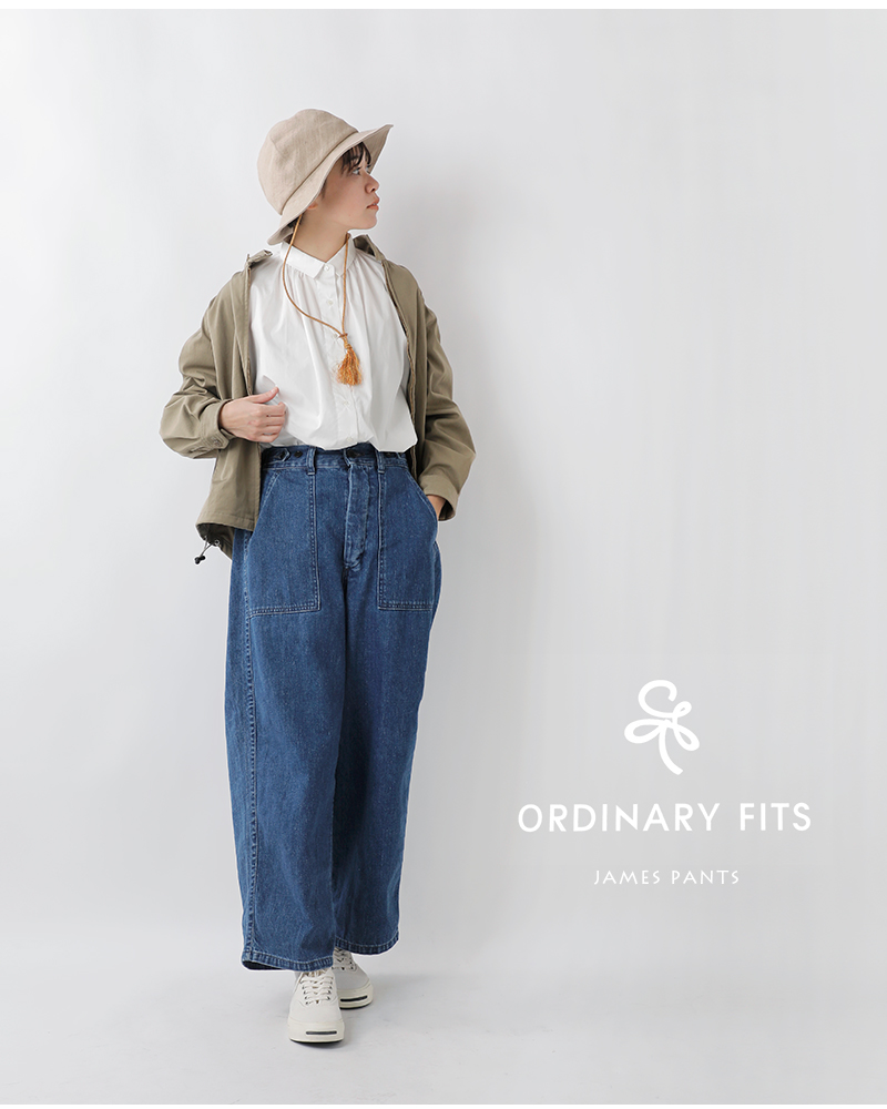 ordinaryfits(オーディナリーフィッツ)コットンデニムベイカーパンツ“JAMESPANTS”of-p045