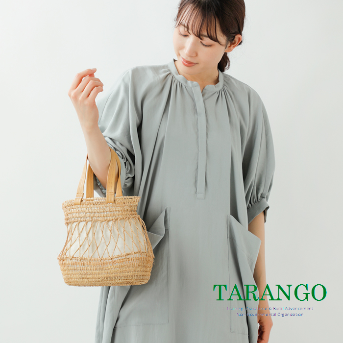 TARANGO(タランゴ)ソフトハンドルパームカゴバッグpb-67
