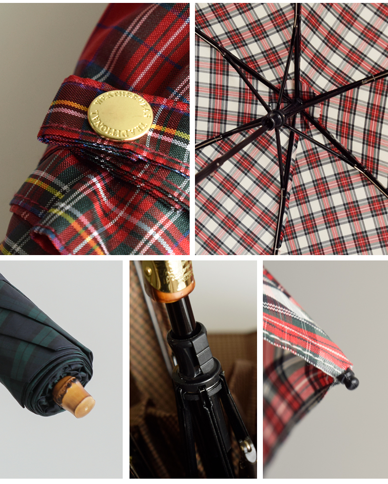 Traditional Weatherwear(トラディショナルウェザーウェア)ミニバンブーハンドル撥水UVカット加工晴雨兼用折り畳み傘“FOLDINGBAMBOOMINI”a232slggo0259pe