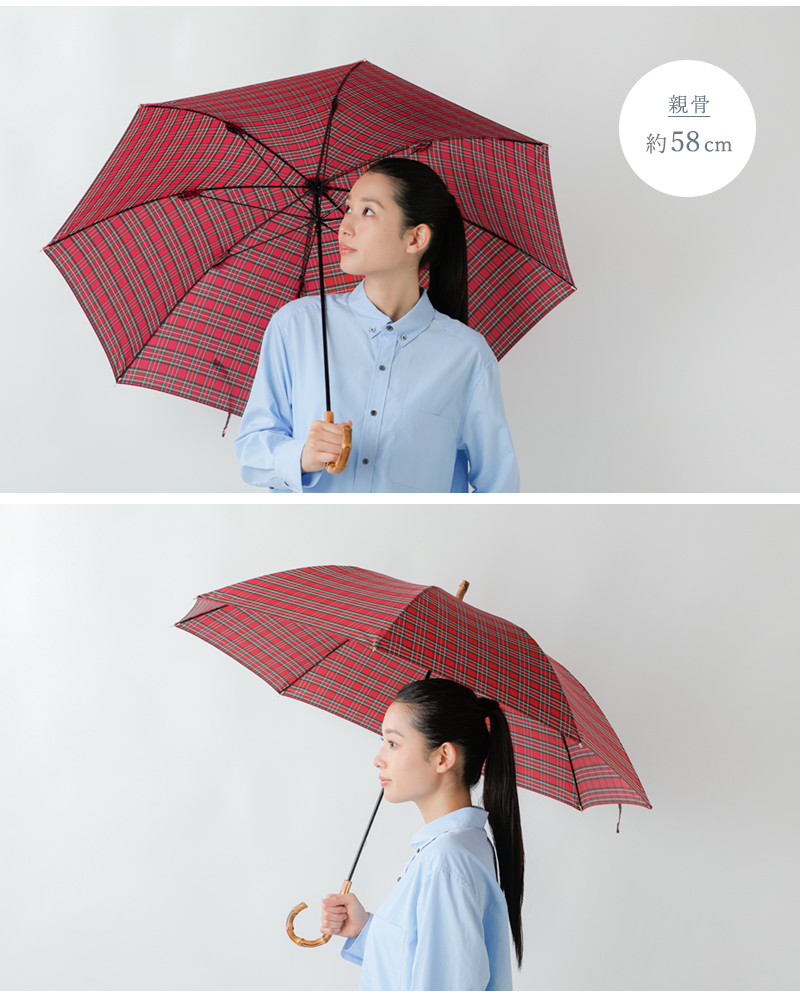 Traditional Weatherwear(トラディショナルウェザーウェア)ミニ バンブーハンドル 撥水 UVカット加工 晴雨兼用 長傘 “UMBRELLA BAMBOO LITE” a232slggo0260pe