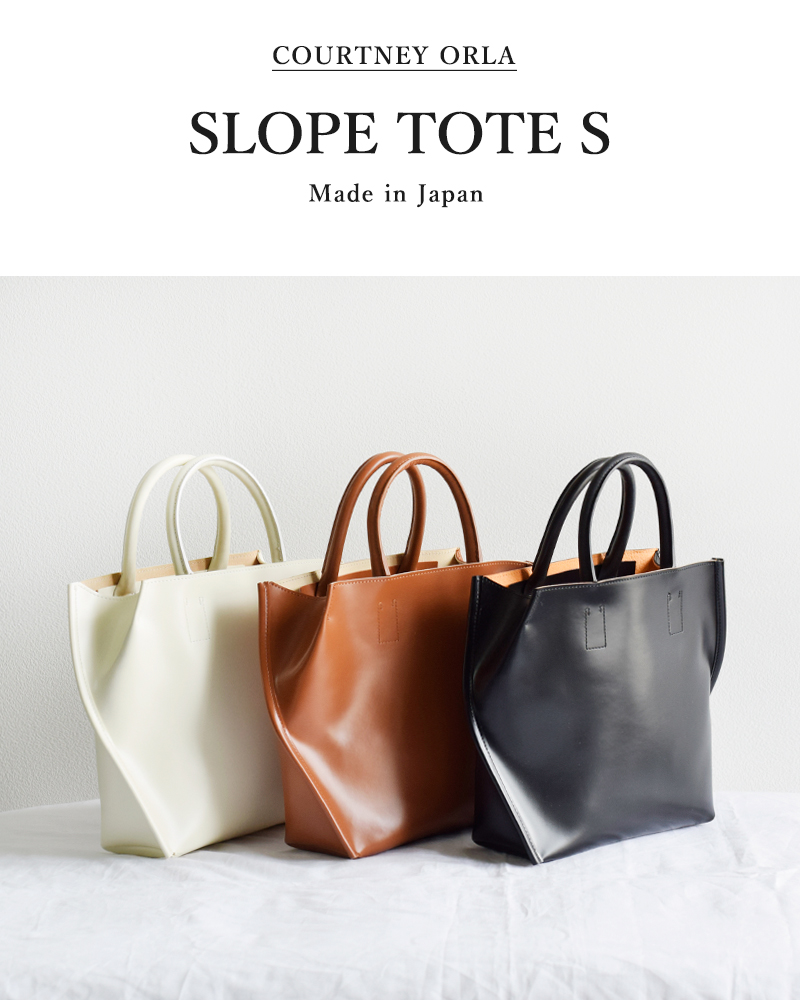 COURTNEY ORLA(コートニー オーラ)PVC×レザースロープトートバッグSサイズ“SLOPETOTES”slo23spv011002