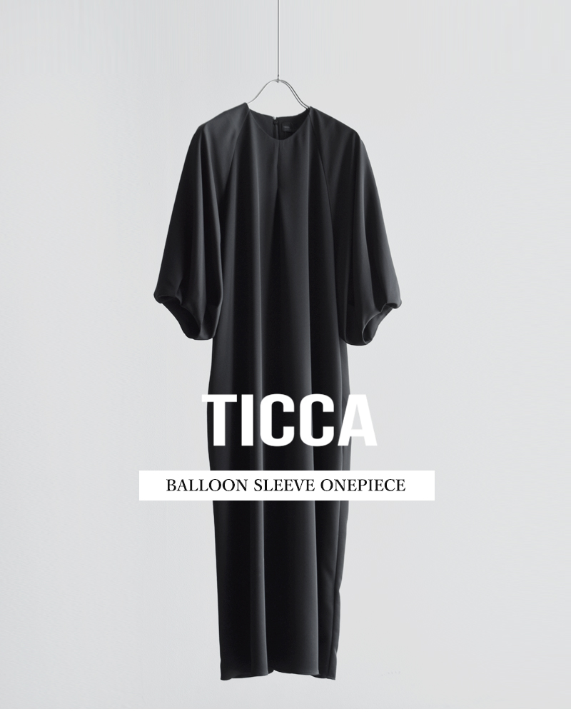 TICCA(ティッカ)バルーンスリーブワンピースtbds-121