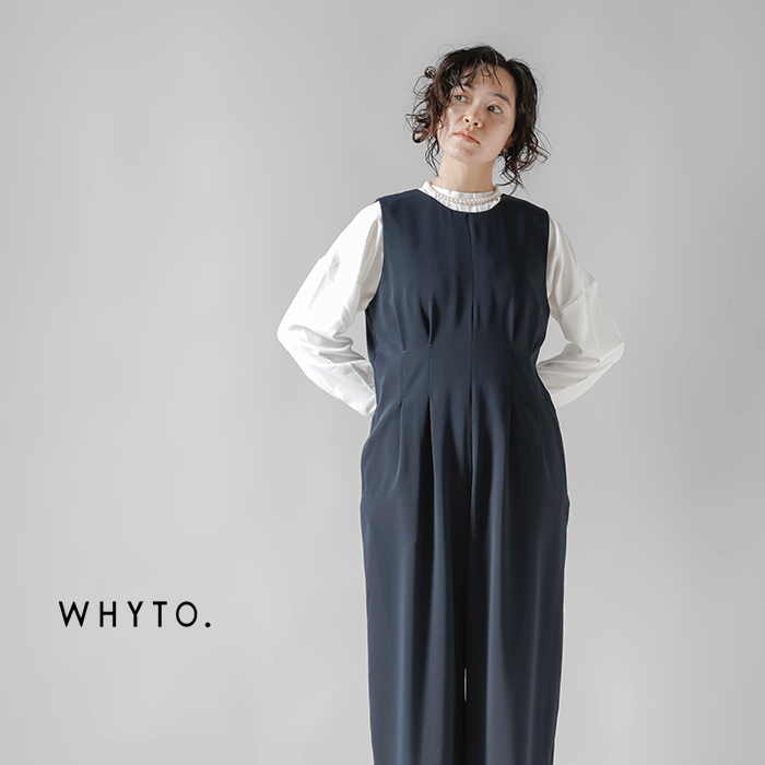 whyto(ホワイト)2wayタックオーバーオール“2WAYTACKOVERALL”wht23fpt4035