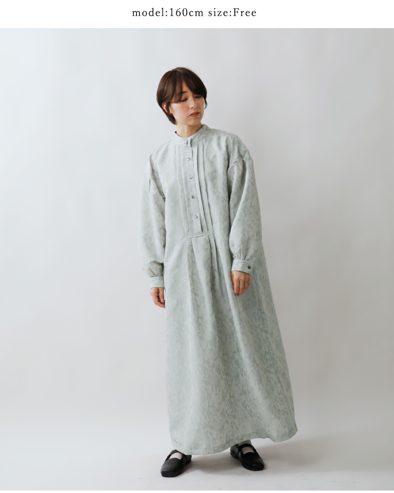yui(ユイ)ジャガードフロントタックファーマーズドレス“FARMERSDRESS”ys24-op01