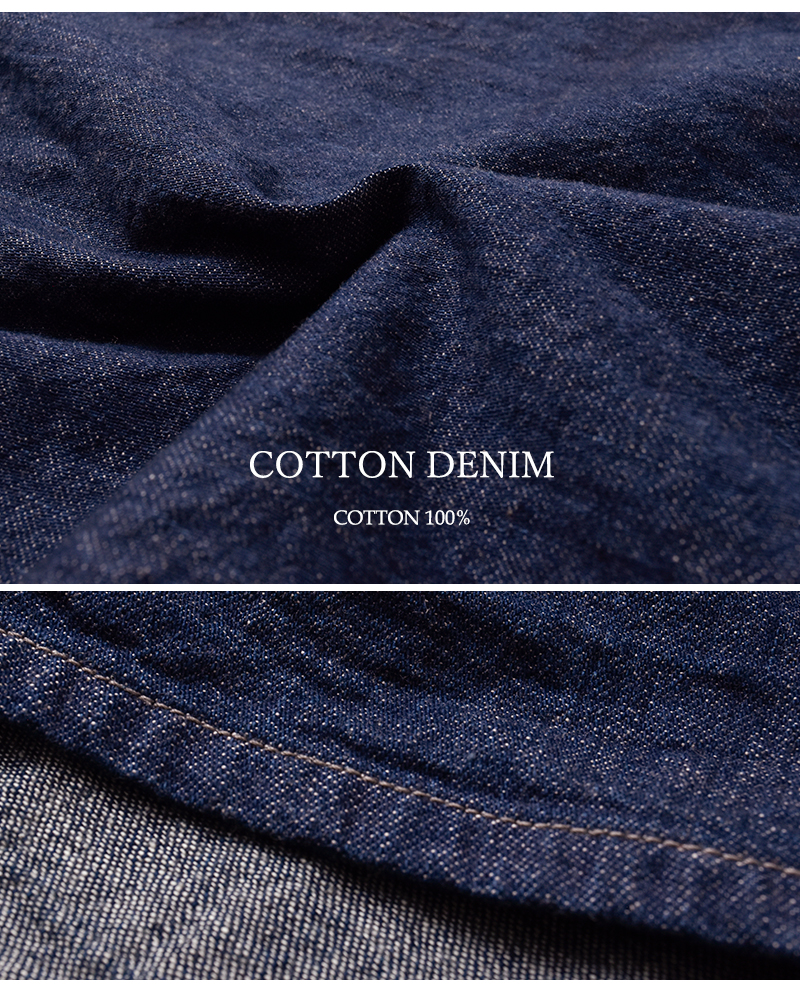 or slow(オアスロウ)デニムプルオーバードレス“PULLOVERDENIMDRESS”00-9541