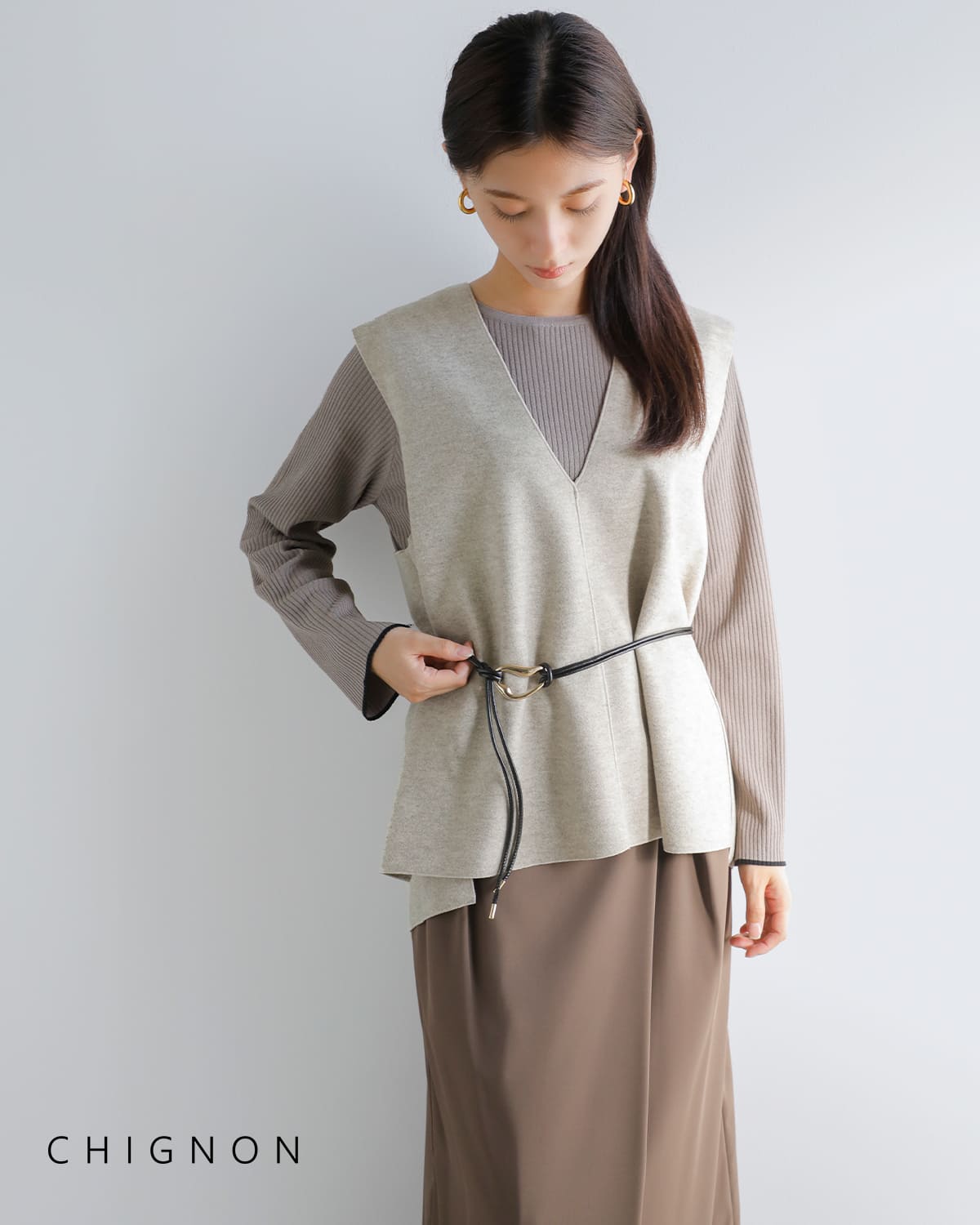 CHIGNON(シニヨン)オブジェモチーフダ コード ベルト0055-352sh