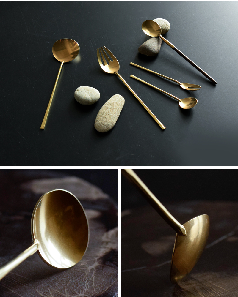 Lue(ルー)真鍮のティースプーン009o