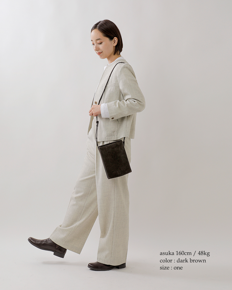 ORSETTO(オルセット)カウレザーショルダーバッグ“TESORO”01-163-164-01