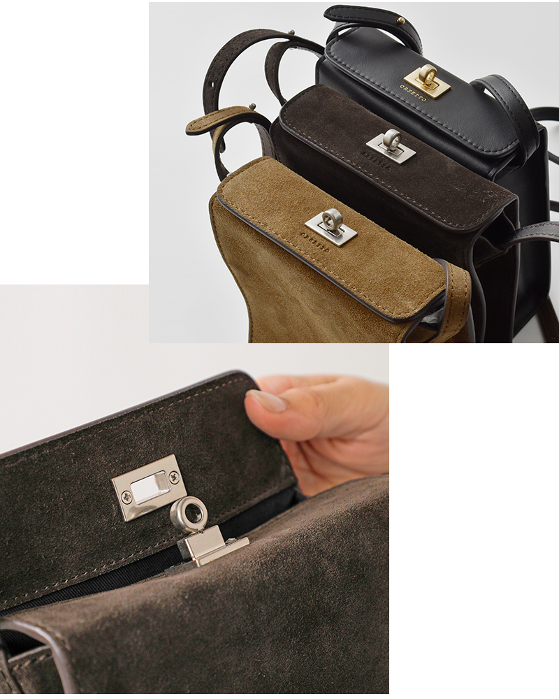 ORSETTO(オルセット)カウレザーショルダーバッグ“TESORO”01-163-164-01