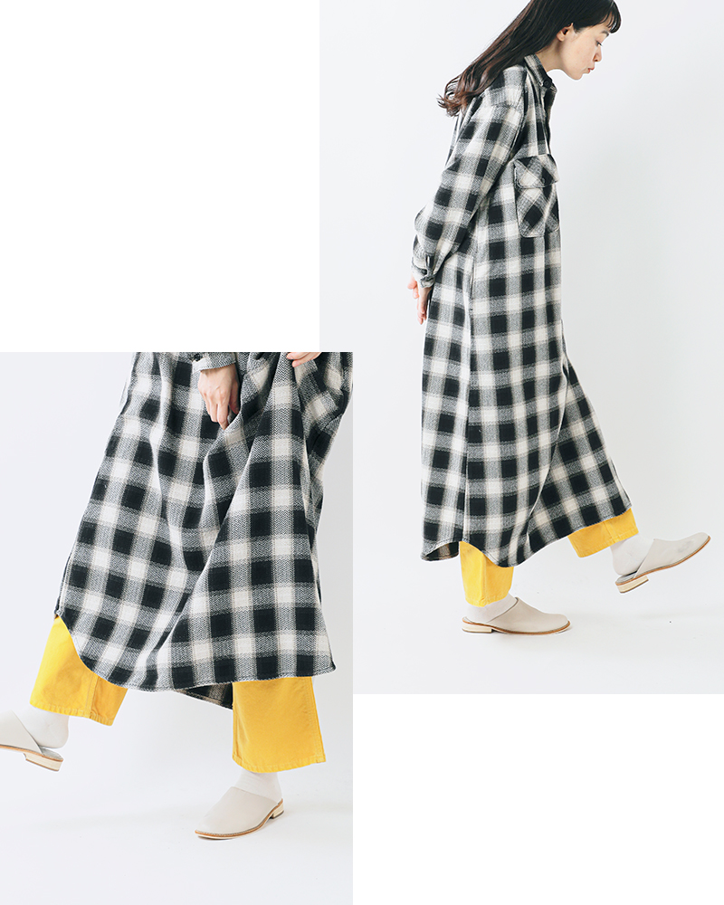 or slow(オアスロウ)ダッドフィットオックスフォードペインターパンツ01-5328