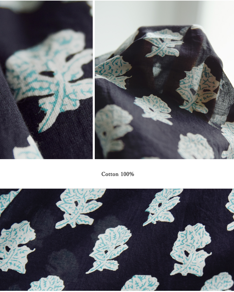 ne Quittez pas(ヌキテパ)ルータスコンビプリントドレス“LOTUSCOMBIPRINTDRESS”010441zv2