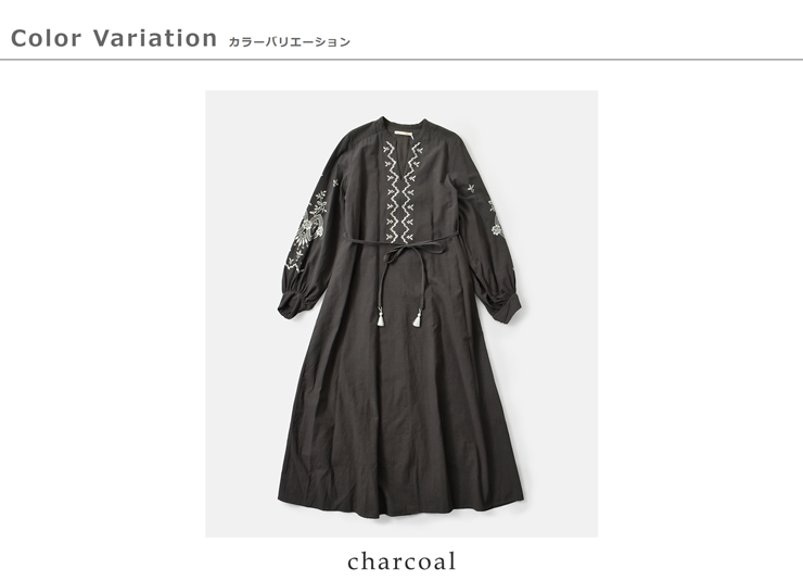 ne Quittez pas(ヌキテパ)クリンプコットンアングレーズ刺繍ドレス“CrimpCottonAnglaiseEmbroideryDress”010452wh2