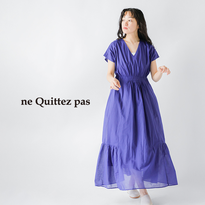 ne Quittez pas　ヌキテパ　コットンボイルエスニックドレス NE QUITTEZ PAS!（ヌキテパ）の「【NE QUITTEZ PAS / ヌキテパ