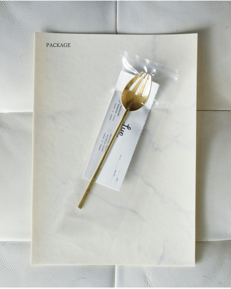 Lue(ルー)真鍮のよつばフォーク 015o