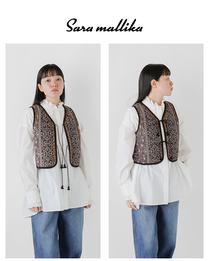 fujiko 様　美品☆SARA MALLIKA ストライプ プリントカフタン fujiko 様 美品☆SARA MALLIKA ストライプ プリントカフタン