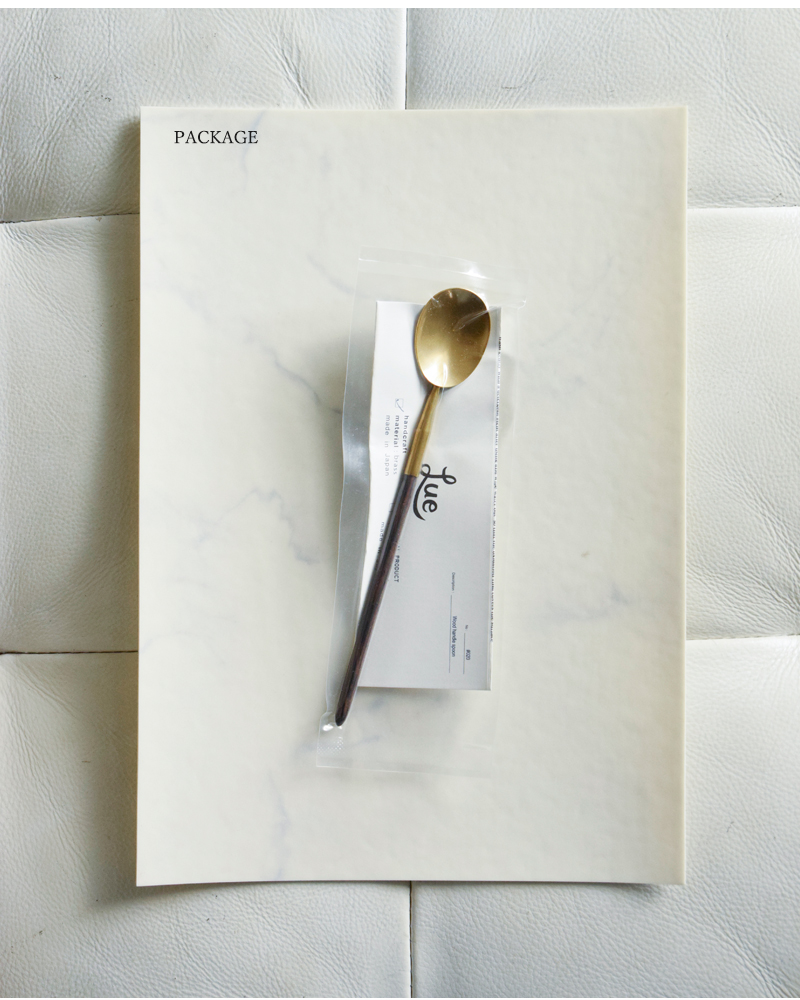 Lue(ルー)真鍮と木の柄スプーン 020o