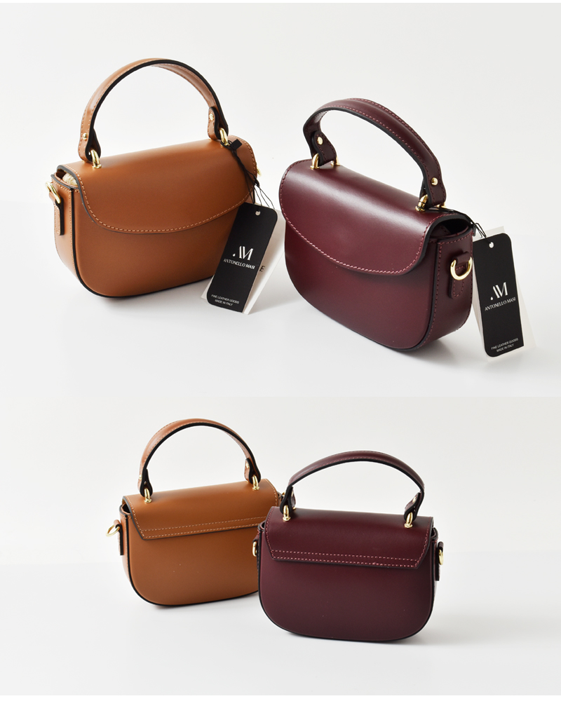 ANTONELLO MASI(アントネッロマージ)カウレザーミニハンドバッグ03-3-13-300-5-2