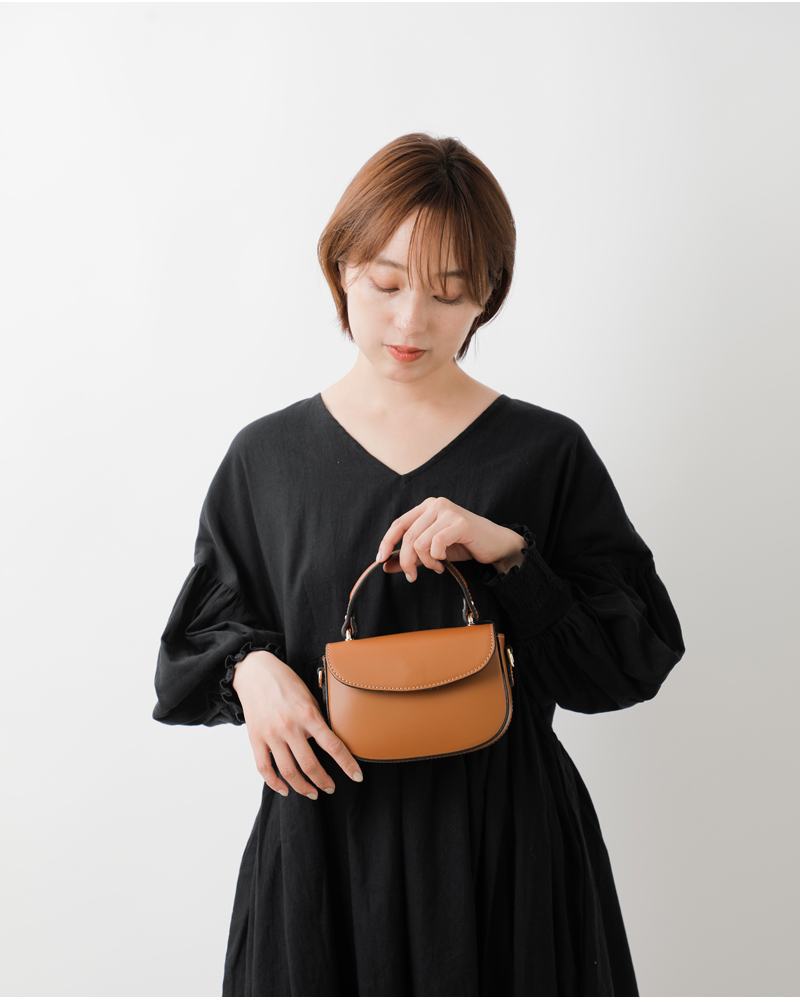 ANTONELLO MASI(アントネッロマージ)カウレザーミニハンドバッグ03-3-13-300-5-2