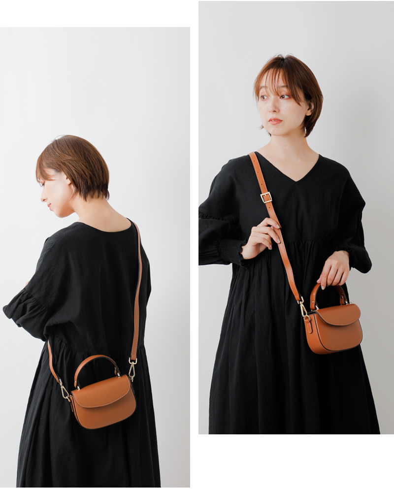 ANTONELLO MASI(アントネッロマージ)カウレザーミニハンドバッグ03-3-13-300-5-2