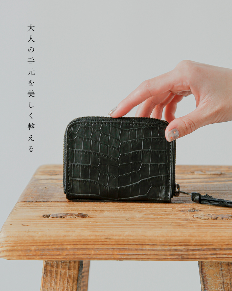 CHRISTIAN PEAUクロコダイルレザー ウォレット Sサイズ 05130cp-cr