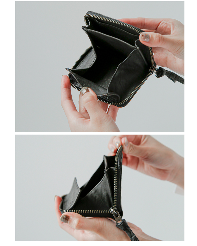 CHRISTIAN PEAUクロコダイルレザー ウォレット Sサイズ 05130cp-cr