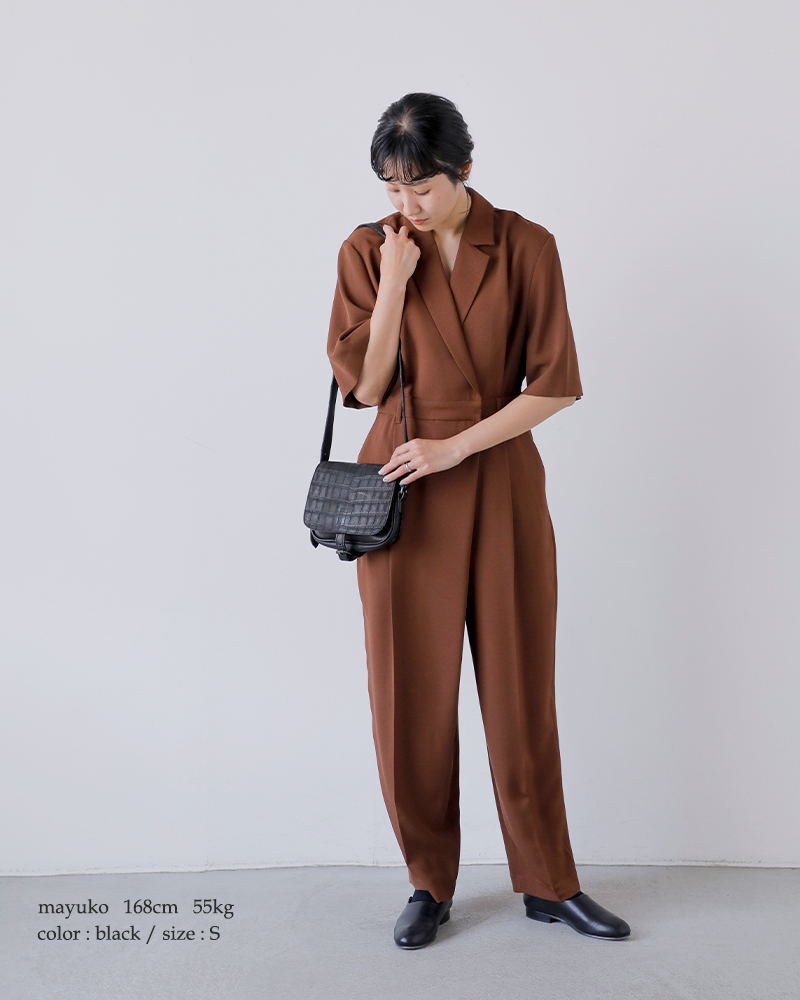 CHRISTIAN PEAU(クリスチャン・ポー・クリスチャンポー)クロコダイルレザーショルダーバッグ06455-1-cp