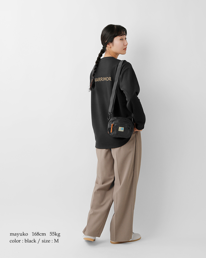 KARRIMOR(カリマー)吸水速乾ストレッチフラッフィドライ長袖バックプリントTシャツ“fluffy-dryL/STBP”101605