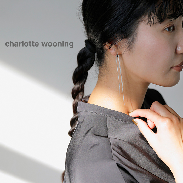 charlotte wooning(シャーロット・ウーニング)シルバーピアス“ZEEBRIES”1053560023