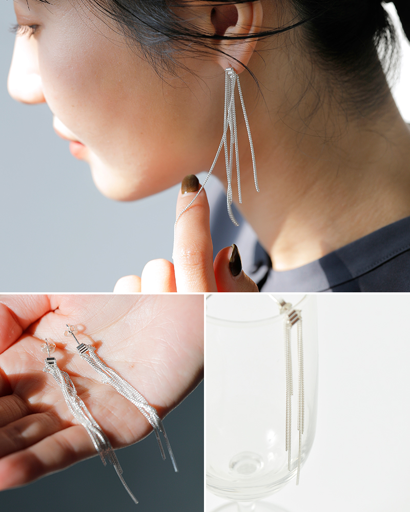 charlotte wooning(シャーロット・ウーニング)シルバーピアス“ZEEBRIES”1053560023