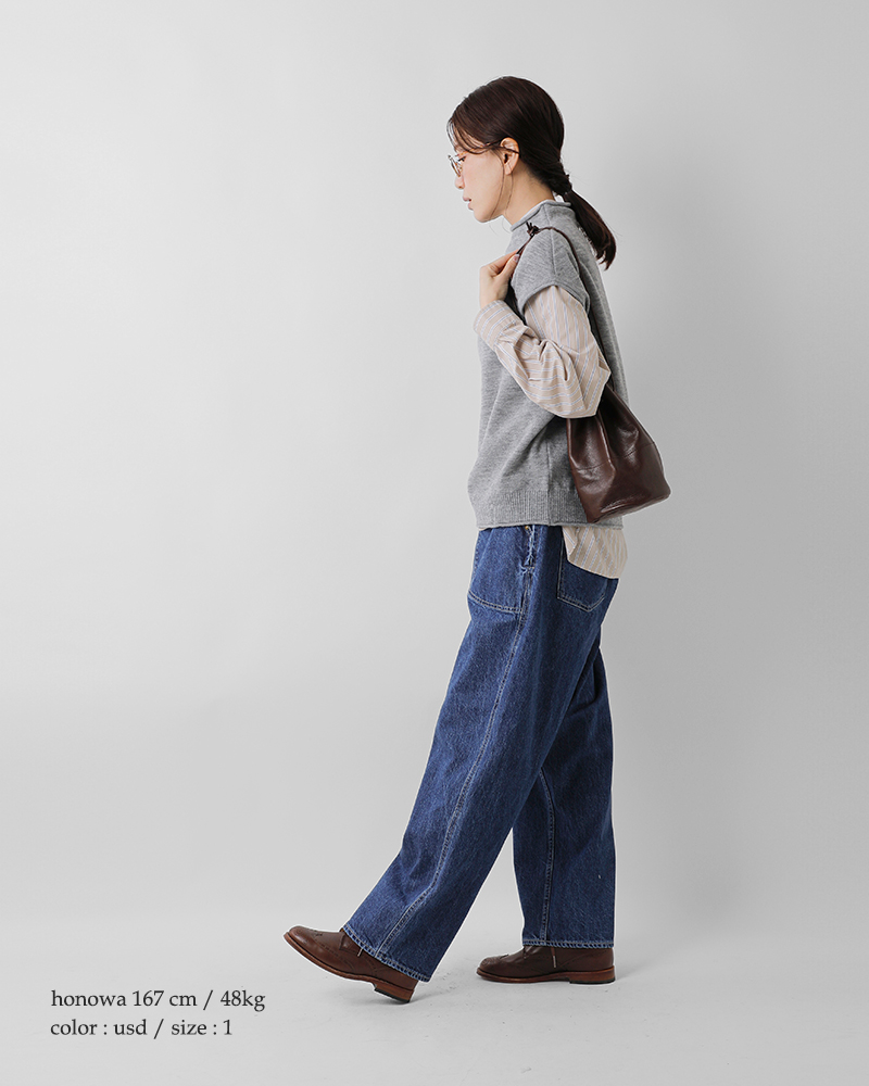 ordinaryfits(オーディナリーフィッツ)ナチュラルスラブデニムランチパンツ“JAMESRANCH”107-325