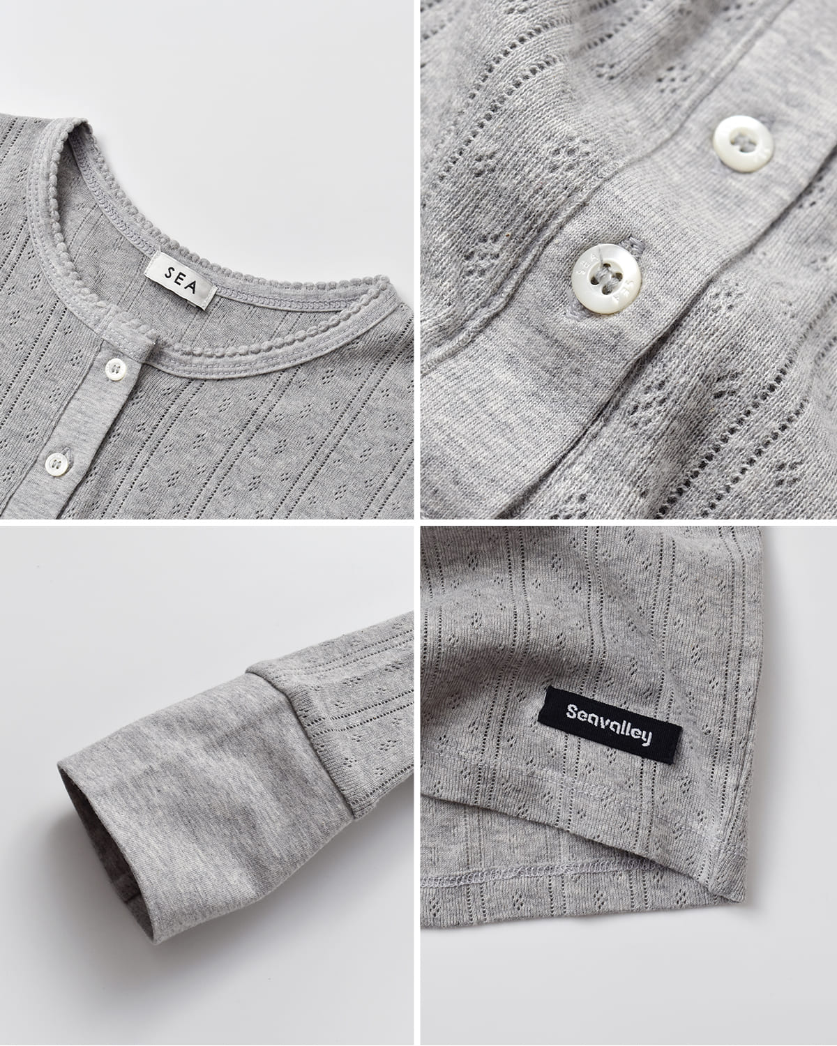 SEA HENRY NECK L/S TEE STONE ヘンリーネック ヘンリーネックL/S TEE – TIME AFTER TIME