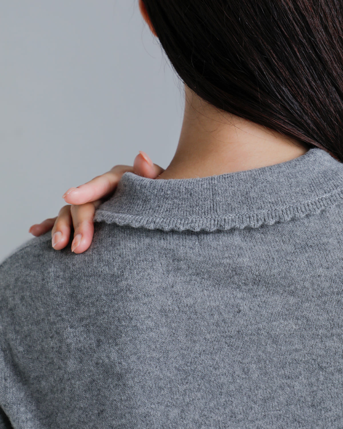 SEA(シー)カシミヤフリルニットカーディガン 110706410