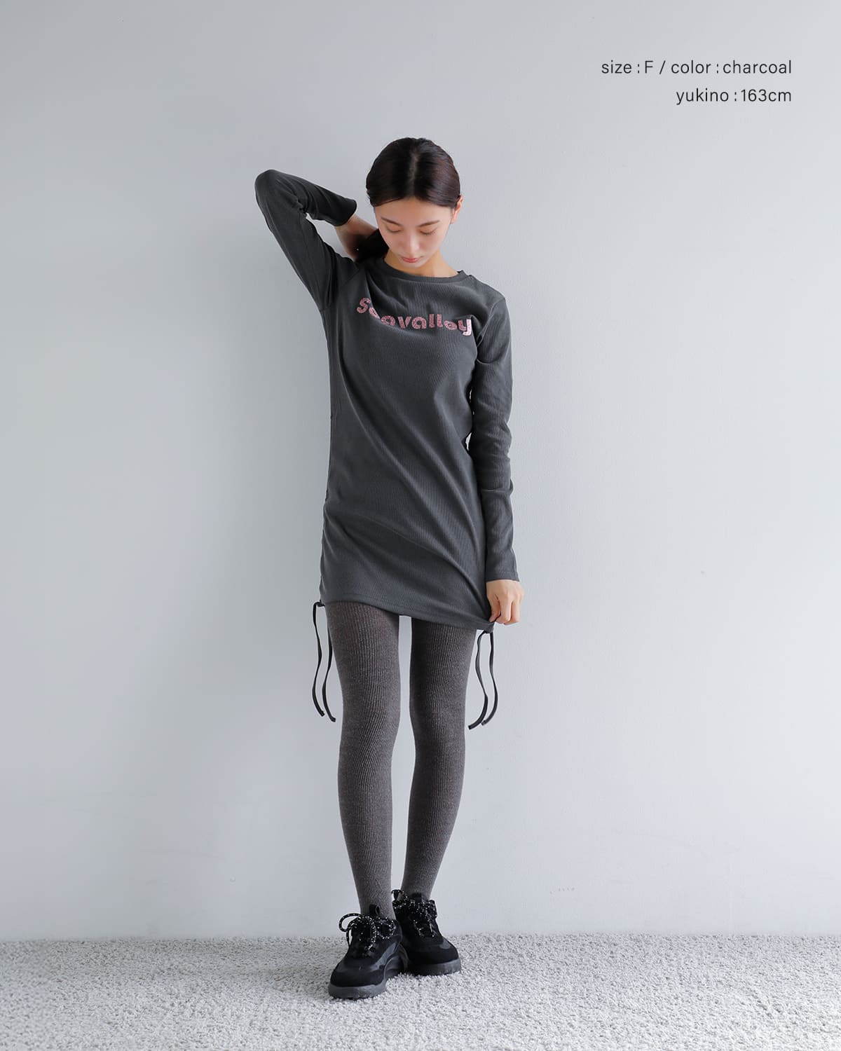 SEA(シー)Seavalleyグリッターシャーリングトップ 110706418