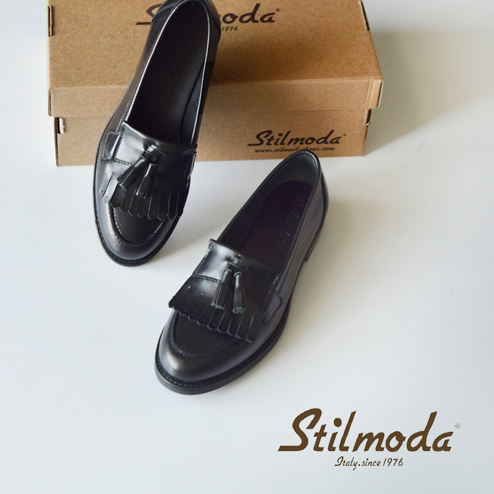 Stilmodaカウレザー タッセル ローファー 1110-nappa