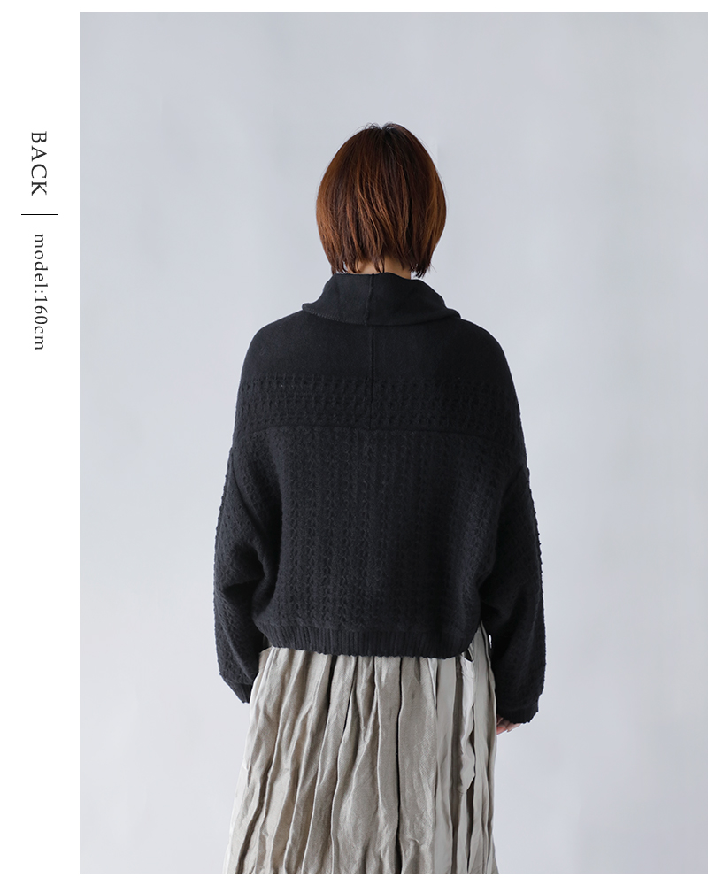 Vlas Blomme(ヴラスブラム・ブラスブラム)タスマニアンウール2wayボレロ11305095