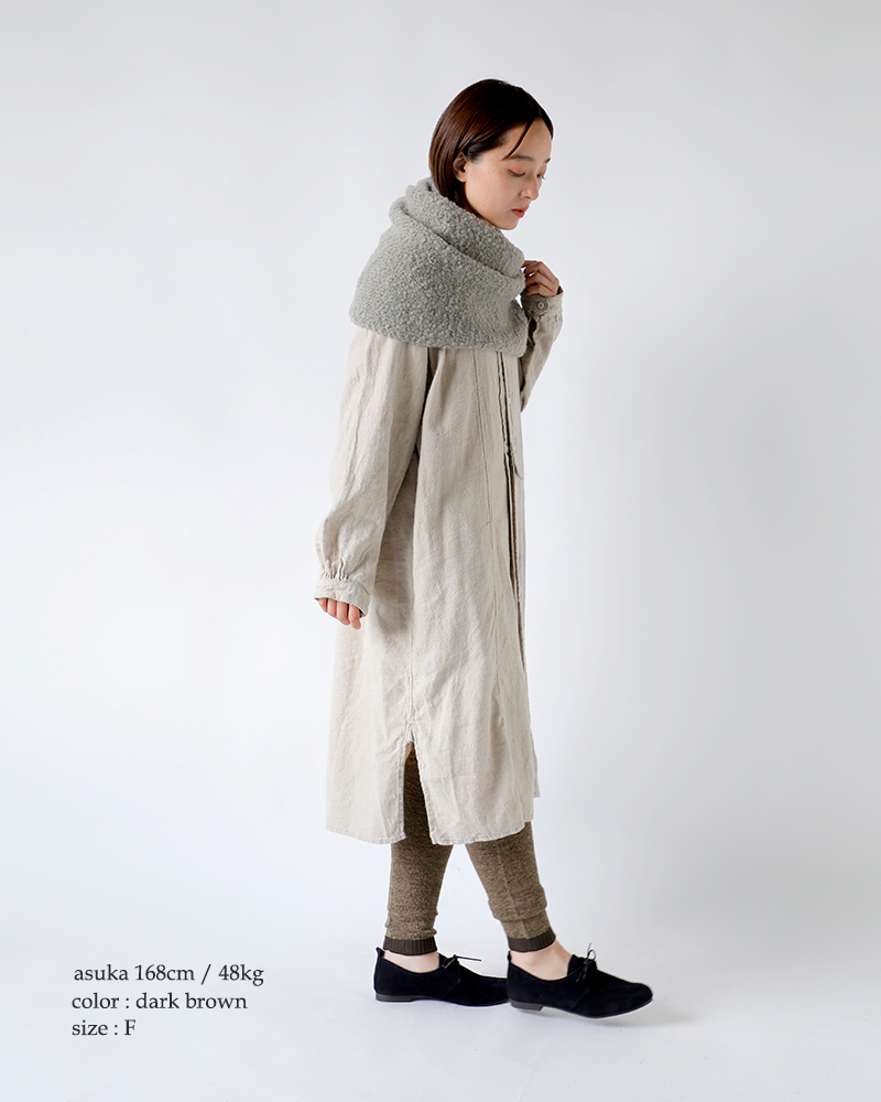 Vlas Blomme(ヴラスブラム・ブラスブラム)メランジカラーリネンレギンス11501105