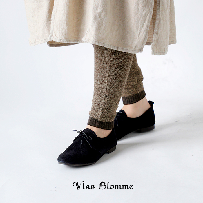 Vlas Blomme(ヴラスブラム・ブラスブラム)メランジカラーリネンレギンス11501105